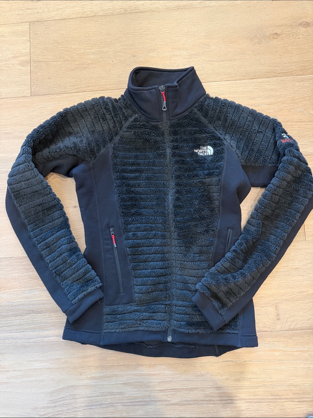 The North Face Women's Black Teddy Fleece Full-Zip Jacket